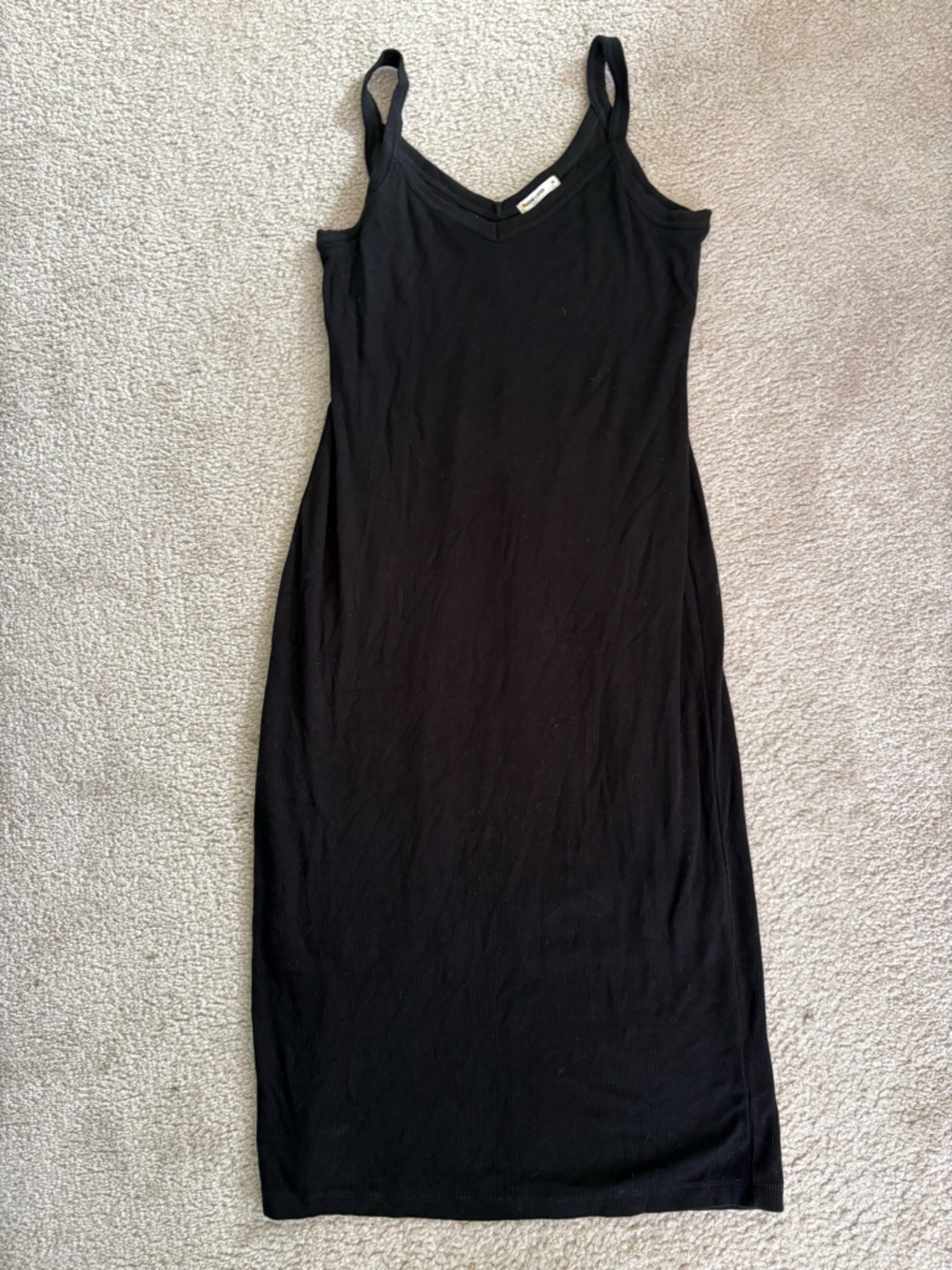 Marine Layer Black Ribbed Maxi